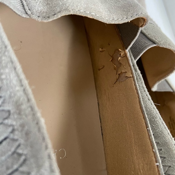 Vince Camuto Suede Slip Ons Flats Womens Shoes Loafers Brown Taupe Sz 9.5 M - Picture 4 of 9